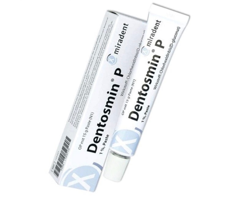 Dentosmin P có dạng gel bôi còn giúp làm sạch răng hiệu quả