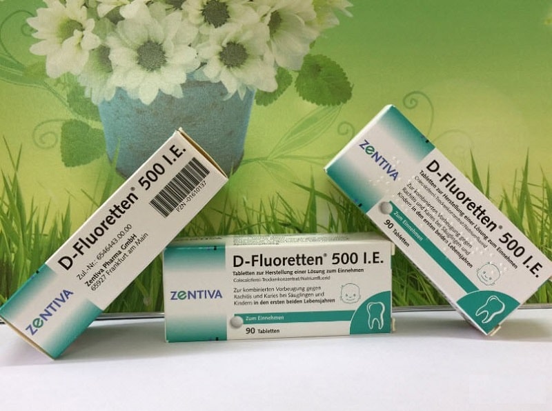 Viêm uống D-Fluoretten 500 I.E rất tốt cho sức khỏe răng miệng 