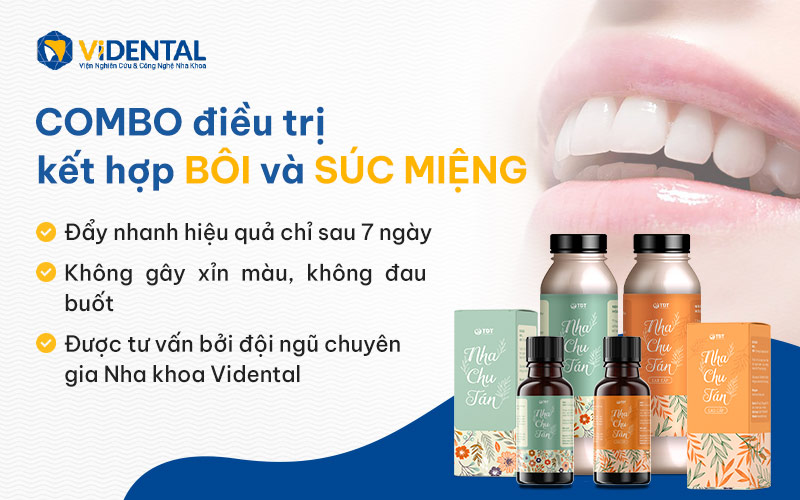 Bộ sản phẩm Nha Chu Tán điều trị bệnh răng miệng