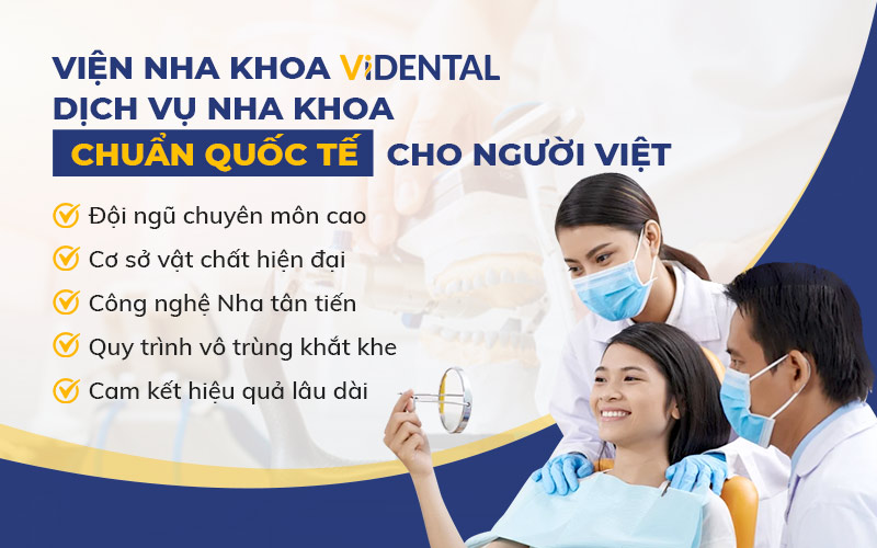 Vidental sở hữu đầy đủ yếu tố giúp khách hàng điều trị, thẩm mỹ răng hiệu quả